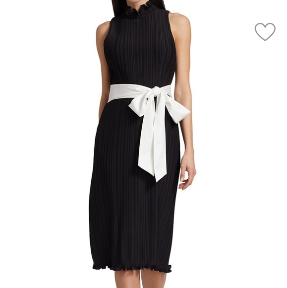 Alice + Olivia Dresses & Skirts - Alice + Olivia Shayna Belted Pleated Dress